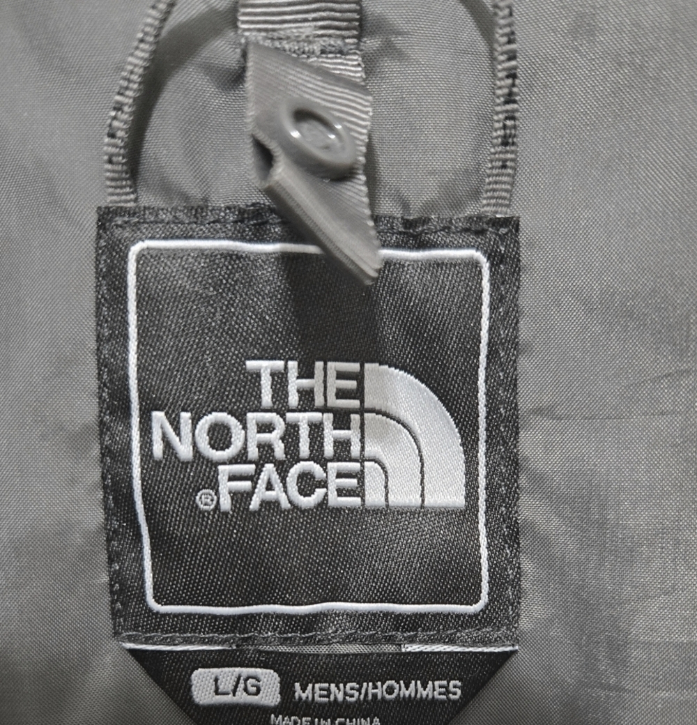 The North Face HyVent Waterproof Windbreaker Jacket Men Sz Large Army Green Gray - Picture 2 of 12